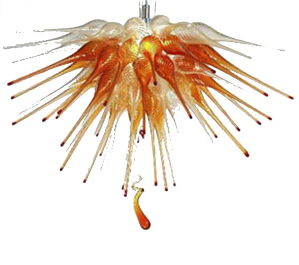 entrance decoration chandelier chihuly style blown glass lamp decoration