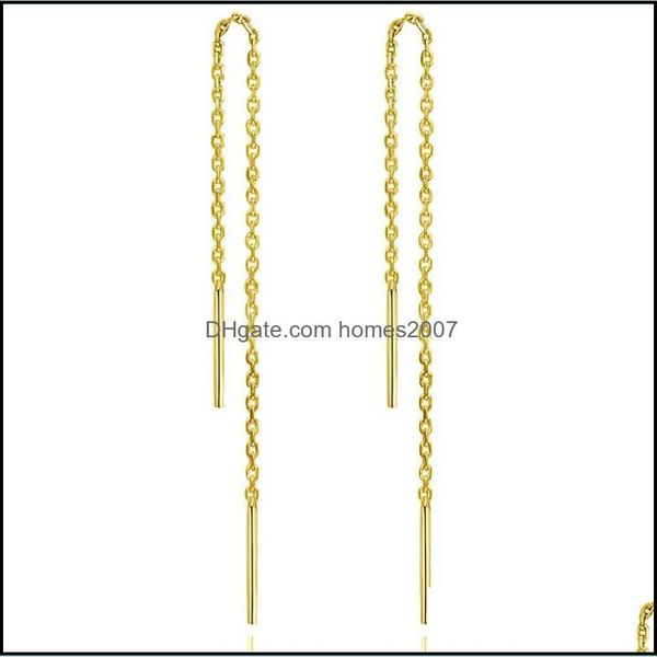 s925 sterling sier long tassel ear line geometric simple fashion earring the gift for women and girls drop delivery 2021 charm earrings, Golden
s925 sterling sier long tassel ear line geometric simple fashion earring the gift for women and girls drop delivery 2021 charm earrings, Golden