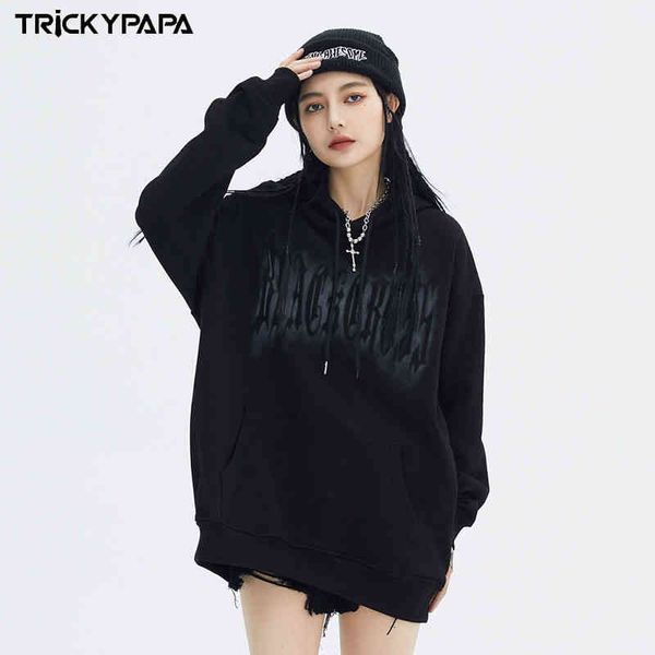tkpa dark wind street vintage gothic cross print hoodie men's and women's high national trend, Black
tkpa dark wind street vintage gothic cross print hoodie men's and women's high national trend, Black