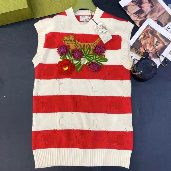 women's knits & tees spring year of the tiger exclusive series vest heavy industry hand hook three-dimensional pattern simple commute l, White
women's knits & tees spring year of the tiger exclusive series vest heavy industry hand hook three-dimensional pattern simple commute l, White