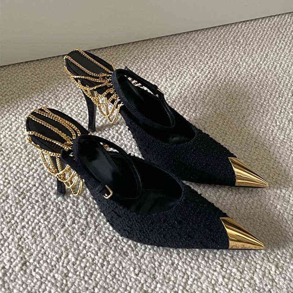 fashion-rose park caiying's same high heels 2022 early spring black metal pointed thin heel shoes hollow sandals
fashion-rose park caiying's same high heels 2022 early spring black metal pointed thin heel shoes hollow sandals