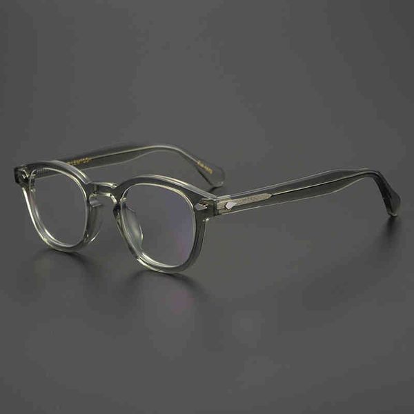 handmade spectacle frame men's plate wenle's same myopia round gray green spectacle frame women's, White;black
handmade spectacle frame men's plate wenle's same myopia round gray green spectacle frame women's, White;black