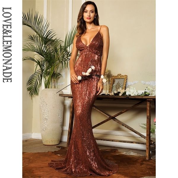 love&lemonade deep vneck open back elastic sequins bodycon long dress lm80119 brown y200418, Black;pink
love&lemonade deep vneck open back elastic sequins bodycon long dress lm80119 brown y200418, Black;pink