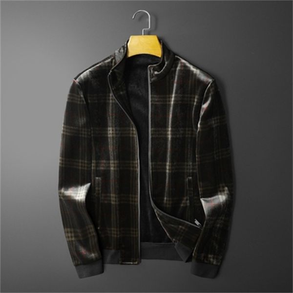 2023 autumn and winter gold velvet thickened zipper men's jacket korean fashion trend plaid printed cardigan casual printed stand colla, Black;brown
2023 autumn and winter gold velvet thickened zipper men's jacket korean fashion trend plaid printed cardigan casual printed stand colla, Black;brown