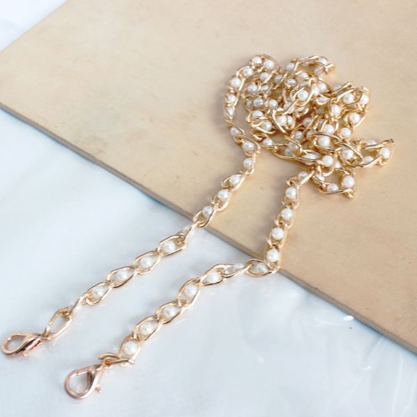 imitated pearl bag chain exquisite gentle wide chain practical clip lobster clasp elegant beautiful simple luggage accessories, Black
imitated pearl bag chain exquisite gentle wide chain practical clip lobster clasp elegant beautiful simple luggage accessories, Black