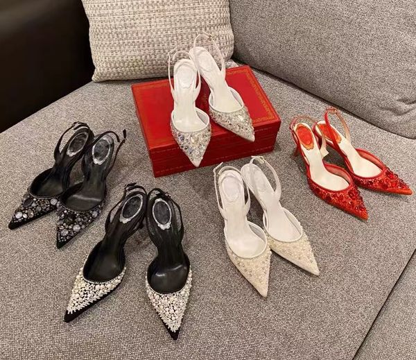 designers heels womens sandals red bottoms heels diamond dress wedding shoes, Black
designers heels womens sandals red bottoms heels diamond dress wedding shoes, Black