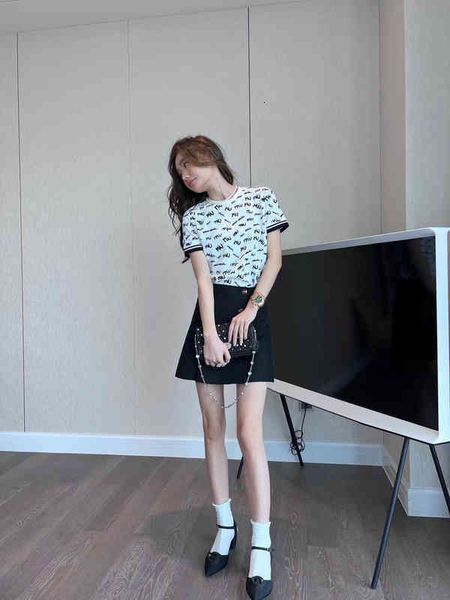 women's t-shirt 2022 spring and summer fashion all over lettered cotton round neck short sleeve women yz0c, White
women's t-shirt 2022 spring and summer fashion all over lettered cotton round neck short sleeve women yz0c, White