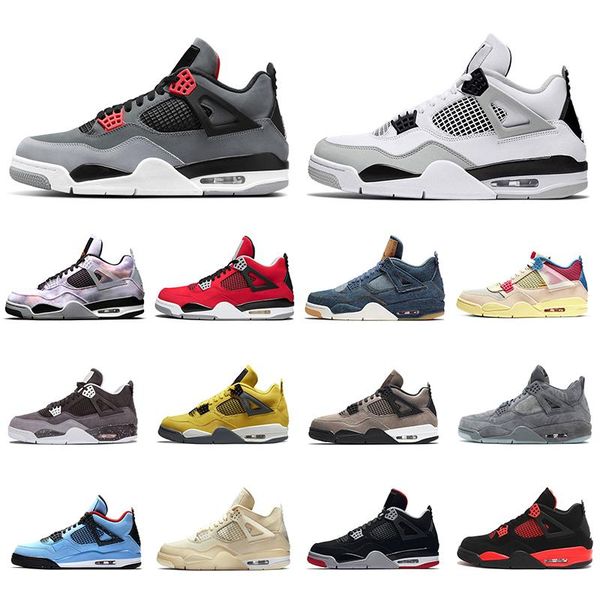 authentic jorda 4 jordens 4s basketball shoes infrared military black red thunder cement noir guava ice outdoor men women sports sneake stv
authentic jorda 4 jordens 4s basketball shoes infrared military black red thunder cement noir guava ice outdoor men women sports sneake stv