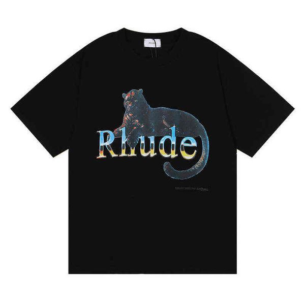 rhude animal print short sleeve t-shirt women's loose and versatile niche design bf lazy style fashion, White;black
rhude animal print short sleeve t-shirt women's loose and versatile niche design bf lazy style fashion, White;black
