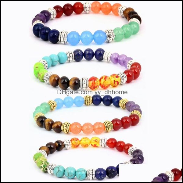 other bracelets jewelry 4 styles natural stone bracelet chakra ctystal healing ncing yoga fashion charm bangle c dhgan, Golden;silver
other bracelets jewelry 4 styles natural stone bracelet chakra ctystal healing ncing yoga fashion charm bangle c dhgan, Golden;silver