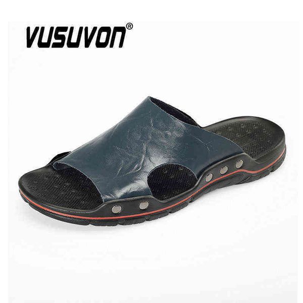 men slippers shoes original leather for casual loafers boys fashion summer beach slides anti slip rubber sole 48 big size 220216, Black
men slippers shoes original leather for casual loafers boys fashion summer beach slides anti slip rubber sole 48 big size 220216, Black