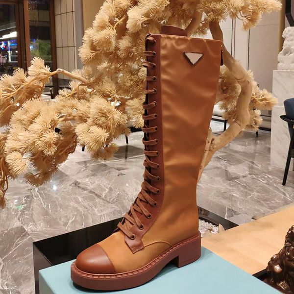 leather martin boots women's round head lace up zipper metal buckle black brown splicing luxury brand designer knee high heel boots
leather martin boots women's round head lace up zipper metal buckle black brown splicing luxury brand designer knee high heel boots