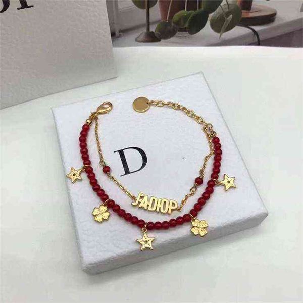 50% off online high-end version bracelet female red pearl star light luxury fashion bracelet, Black
50% off online high-end version bracelet female red pearl star light luxury fashion bracelet, Black