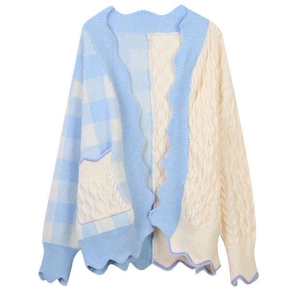 women's sweaters autumn winter women's wear v-neck long sleeve medium contrast stripe ruffle loose temperament knitted cardigan eb, White;black
women's sweaters autumn winter women's wear v-neck long sleeve medium contrast stripe ruffle loose temperament knitted cardigan eb, White;black