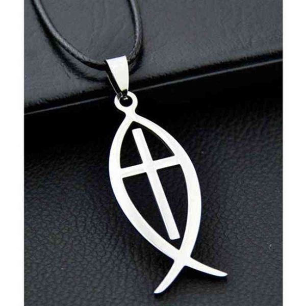 10pcs/lot whole men women's jesus fish charms pendants stainless steel necklace ichthys jesus cross pendant necklace st03263i, Silver
10pcs/lot whole men women's jesus fish charms pendants stainless steel necklace ichthys jesus cross pendant necklace st03263i, Silver