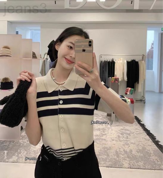 women's t-shirt designer 22 spring autumn mm6 * striped wool blended women's t-shirt short sleeve 0o4v, White 
women's t-shirt designer 22 spring autumn mm6 * striped wool blended women's t-shirt short sleeve 0o4v, White