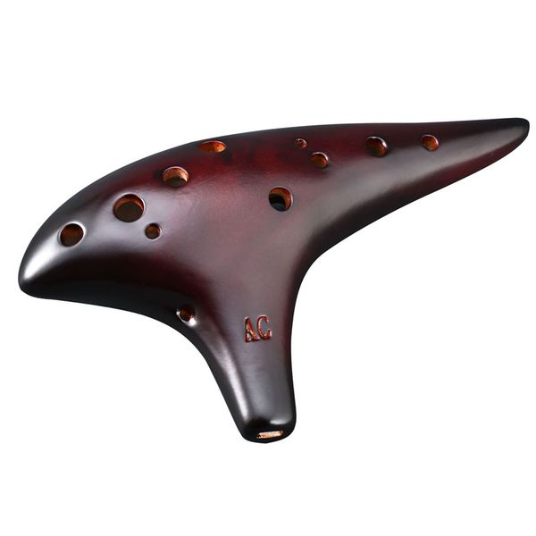 80pcs wholesale ocarina 12 hole alto c straw brown smoked ceramic piccolo 
80pcs wholesale ocarina 12 hole alto c straw brown smoked ceramic piccolo