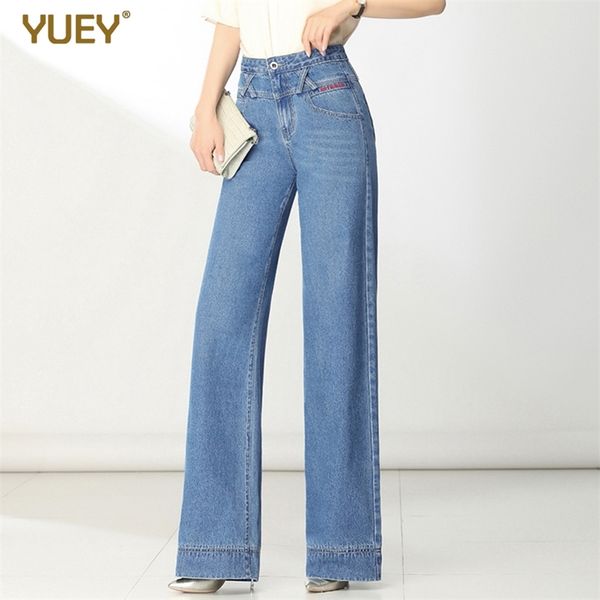 yuey high waist big size wide leg jeans women thin blue loose style stretch straight jeans for spring summer s to 5xl 210302
yuey high waist big size wide leg jeans women thin blue loose style stretch straight jeans for spring summer s to 5xl 210302