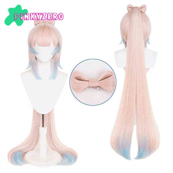pinkyzero cosplay genshin impact wig kokomi sangonomiya long straight pigtail bow heat proof hair halloween headwear y220512, Black
pinkyzero cosplay genshin impact wig kokomi sangonomiya long straight pigtail bow heat proof hair halloween headwear y220512, Black
