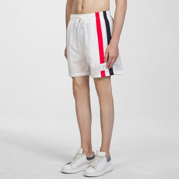 fashion summer mens shorts sweatpants custom mid thigh vertical rwb striped pants quick drying swimwear board beach breathable pants, White;black
fashion summer mens shorts sweatpants custom mid thigh vertical rwb striped pants quick drying swimwear board beach breathable pants, White;black