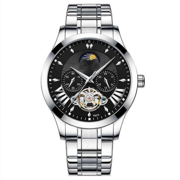 huiya06 watch just date timeless automatic business sports imported crystal lens stainless steel watch, Slivery;brown
huiya06 watch just date timeless automatic business sports imported crystal lens stainless steel watch, Slivery;brown