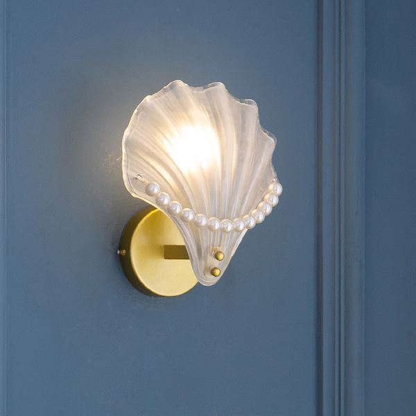 simple led wall lamps modern home bedroom bedside pearl shell wall light fixtures nordic aisle stairs bathroom glass lights living room back
simple led wall lamps modern home bedroom bedside pearl shell wall light fixtures nordic aisle stairs bathroom glass lights living room back