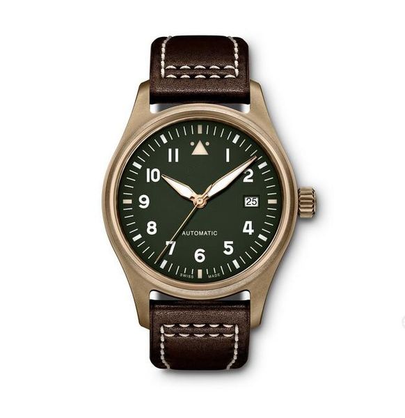 2022 fashion man watch 39mm green face automatic mechanical wristwatch mens watches nylon strap i27, Slivery;brown
2022 fashion man watch 39mm green face automatic mechanical wristwatch mens watches nylon strap i27, Slivery;brown