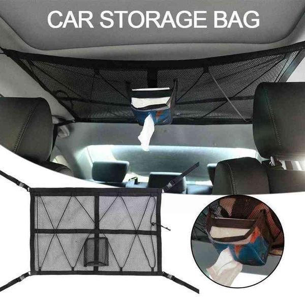 2pc car roof storage bag adjustable suspension ceiling cargo net mesh sack pouch pockets for suv van 2 model c0q8 y220414
2pc car roof storage bag adjustable suspension ceiling cargo net mesh sack pouch pockets for suv van 2 model c0q8 y220414