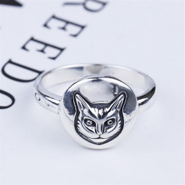 s925 silver cat head ring vintage classic sterling silver cat face ring british style hip-hop male and female thai silver ring303a
s925 silver cat head ring vintage classic sterling silver cat face ring british style hip-hop male and female thai silver ring303a