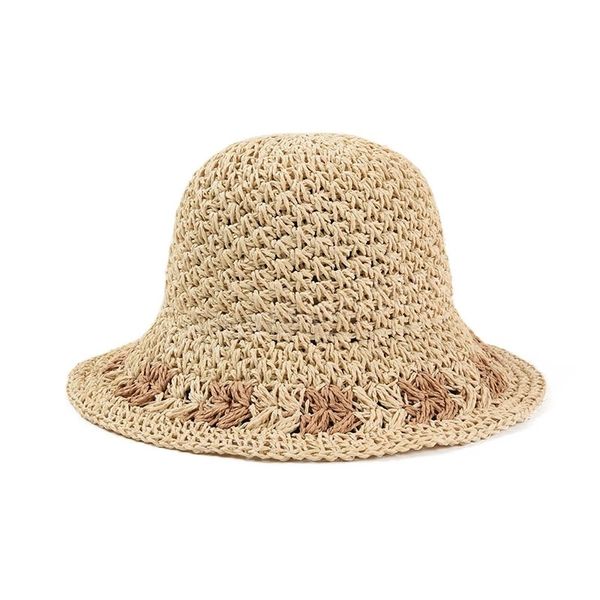 hand crocheted paper bucket hat for women outdoor foldable straw hats sun protection uv ladies beach hat vacation, Blue;gray
hand crocheted paper bucket hat for women outdoor foldable straw hats sun protection uv ladies beach hat vacation, Blue;gray
