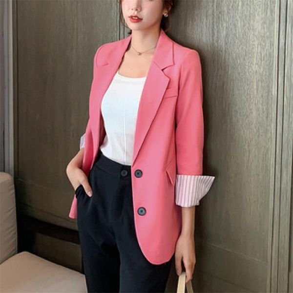women's suits & blazers women blazer korea loose jackets fashion work coat outerwear autumn career female button solid office jacket la, White;black
women's suits & blazers women blazer korea loose jackets fashion work coat outerwear autumn career female button solid office jacket la, White;black