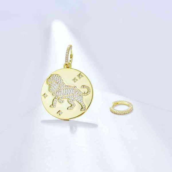 leo round pendant earrings women fashion luxury gold color lion ins design asymmetric earring jewelry zk30, Golden
leo round pendant earrings women fashion luxury gold color lion ins design asymmetric earring jewelry zk30, Golden