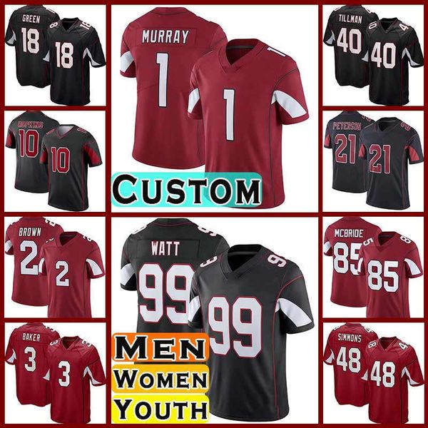1 kyler murray football j.j. watt deandre hopkins jerseys budda baker marquise brown cardinal zach ertz arizonas a.j. green trey mcbride cam, Black;red
1 kyler murray football j.j. watt deandre hopkins jerseys budda baker marquise brown cardinal zach ertz arizonas a.j. green trey mcbride cam, Black;red