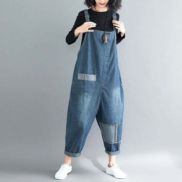 helisopus women's shoulder strap hanging gear jumpsuit washed blue large pockets loose wide-leg denim jumpsuit daily casual wear, Gray
helisopus women's shoulder strap hanging gear jumpsuit washed blue large pockets loose wide-leg denim jumpsuit daily casual wear, Gray