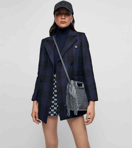 women's suits & blazers fadan family's 21 autumn and winter women's medium long plaid jacket, suit coat, blogger's sam, White;black
women's suits & blazers fadan family's 21 autumn and winter women's medium long plaid jacket, suit coat, blogger's sam, White;black