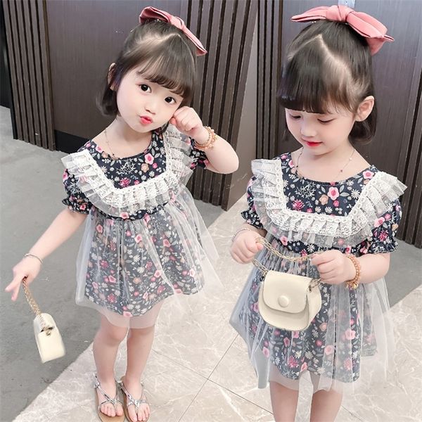 dress girl floral pattern mesh party girl dress lace dress kids floral girls summer clothing 210412, Red;yellow
dress girl floral pattern mesh party girl dress lace dress kids floral girls summer clothing 210412, Red;yellow