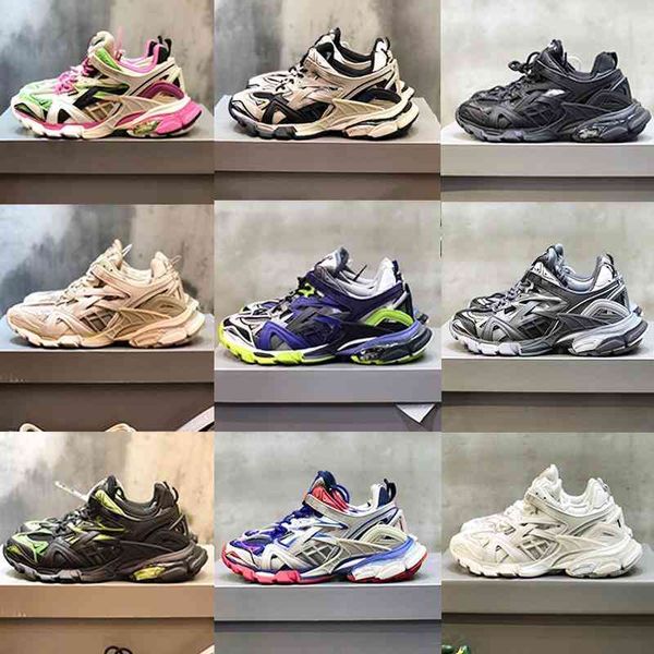 designer sports shoes balencigas daddy paris 4th generation track2 thick soles elevated hollow out color matching men's and women'
designer sports shoes balencigas daddy paris 4th generation track2 thick soles elevated hollow out color matching men's and women'