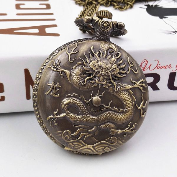 dragon design pocket watch men relojes women watches feminino unique gifts quartz clock, Slivery;golden
dragon design pocket watch men relojes women watches feminino unique gifts quartz clock, Slivery;golden