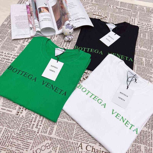 brand bottegas luxury venetas's green short sleeve three-dimensional silica gel letter printed t-shirt for men and women, White;black
brand bottegas luxury venetas's green short sleeve three-dimensional silica gel letter printed t-shirt for men and women, White;black