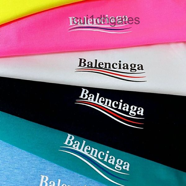 2022 designer bal t shirt 100% cotton cola wave short sleeve t-shirt women's summer bottoming korean student couple fashion, White;black
2022 designer bal t shirt 100% cotton cola wave short sleeve t-shirt women's summer bottoming korean student couple fashion, White;black