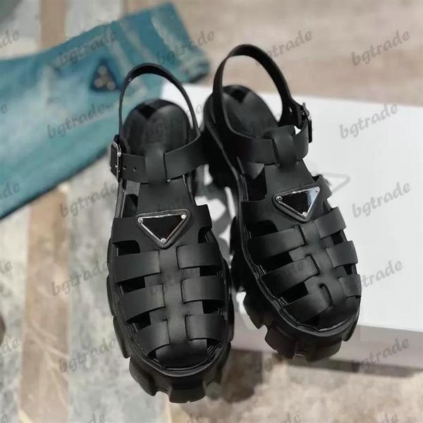 monolith foam rubber sandal womens designer chunky sole fisherman platform slides triangle metal logo luxury slippers281y, Black
monolith foam rubber sandal womens designer chunky sole fisherman platform slides triangle metal logo luxury slippers281y, Black