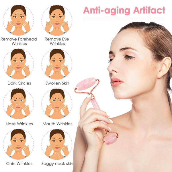 original jade roller & gua sha set face roller 100% natural rose quartz face massager beauty slimming tools for skineyesne
original jade roller & gua sha set face roller 100% natural rose quartz face massager beauty slimming tools for skineyesne