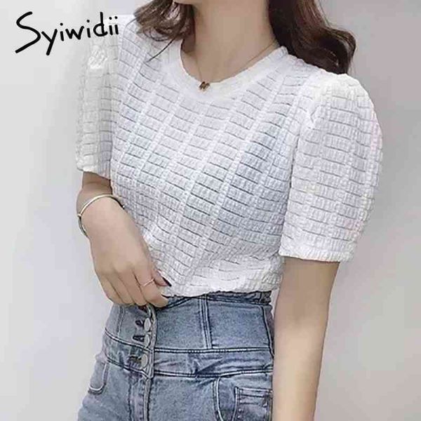 hollow out blouses for women short sleeve oneck casual solid white clothes summer korean fashion shirts 210415
hollow out blouses for women short sleeve oneck casual solid white clothes summer korean fashion shirts 210415