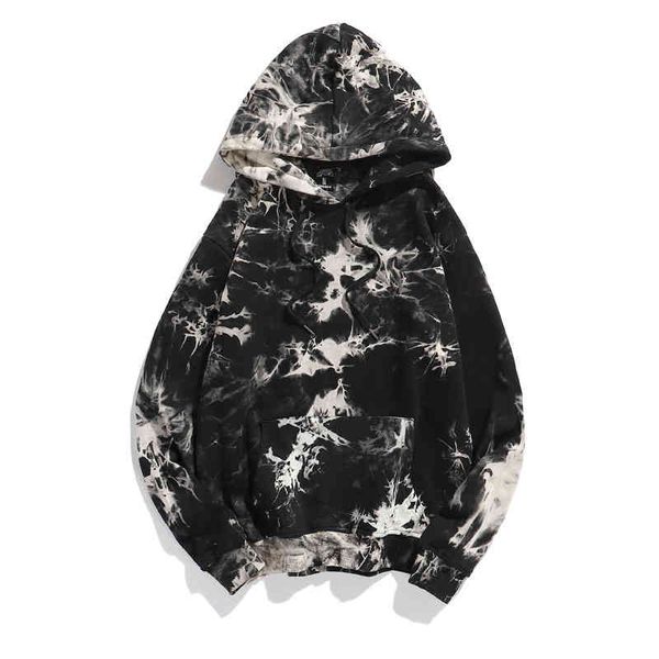 dark wind tie dye gradient hooded sweater for men, Black
dark wind tie dye gradient hooded sweater for men, Black
