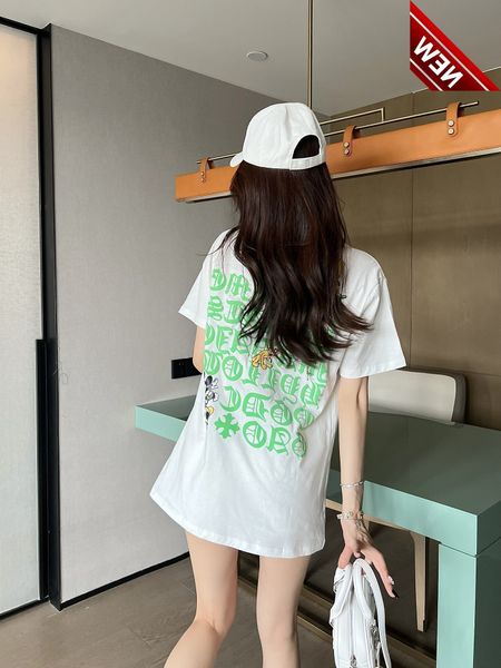ch22 spring and summer new fashion cool foam letters loose thin short sleeve t-shirt with hat, White;black
ch22 spring and summer new fashion cool foam letters loose thin short sleeve t-shirt with hat, White;black