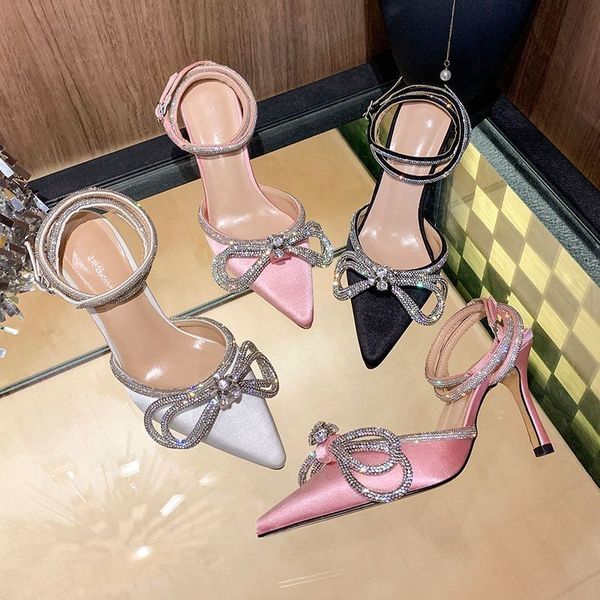 high heeled sandals for womens satin fashion bow dress shoes crystal embellished rhinestone evening shoe stiletto heel ankle strap designers, Black
high heeled sandals for womens satin fashion bow dress shoes crystal embellished rhinestone evening shoe stiletto heel ankle strap designers, Black