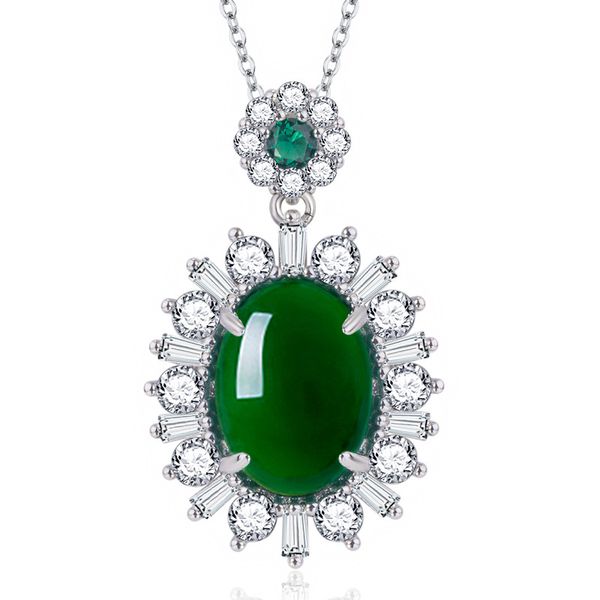 natural green jade chalcedony round agate pendant necklace charm jewelry fashion silver necklace for women gift flower necklaces
natural green jade chalcedony round agate pendant necklace charm jewelry fashion silver necklace for women gift flower necklaces