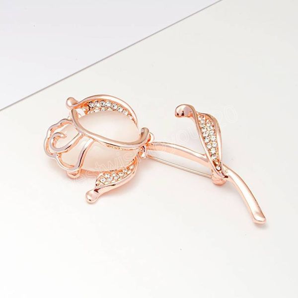 rose flower brooches opal stone rhinestone brooch for women tulip pins fashion clothing wedding jewelry accessories mujer gifts, Gray
rose flower brooches opal stone rhinestone brooch for women tulip pins fashion clothing wedding jewelry accessories mujer gifts, Gray