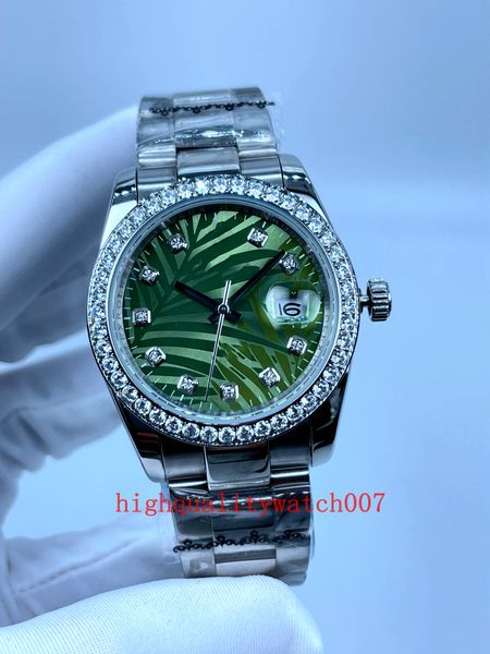 version wristwatches green leaf dial 41mm 36mm stainless steel bracelet asia eta 2813 movement automatic mens watch watches, Slivery;brown
version wristwatches green leaf dial 41mm 36mm stainless steel bracelet asia eta 2813 movement automatic mens watch watches, Slivery;brown