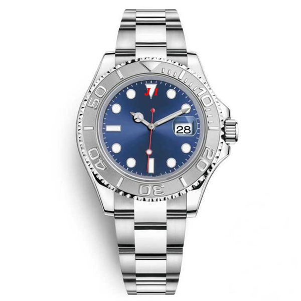40 automatic y-master blue dial stainless steel bracelet mens watch scratch resistant sapphire crystal wristwatches with enlarged calendar, Slivery;brown
40 automatic y-master blue dial stainless steel bracelet mens watch scratch resistant sapphire crystal wristwatches with enlarged calendar, Slivery;brown